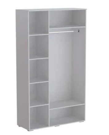 Шкаф трехстворчатый Ливерпуль, белый /белый глянец 